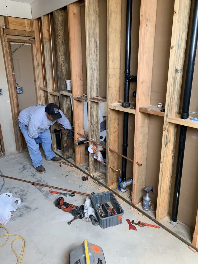 Commercial rough-in plumbing for Trenchless Sewer Repair in Pleasant Hill